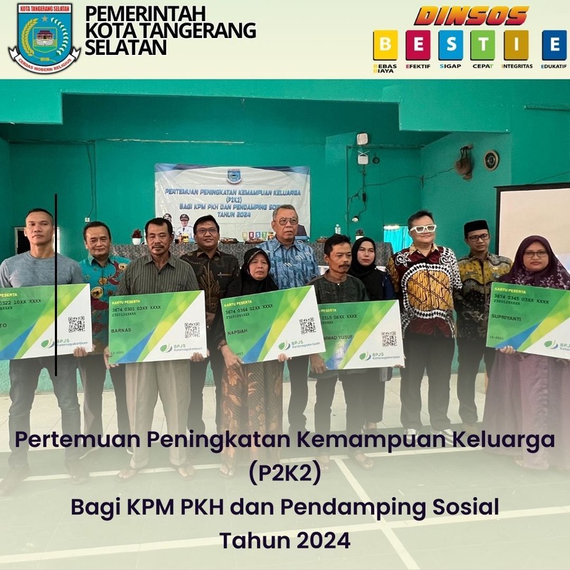 Pertemuan Peningkatan Kemampuan Keluarga (P2K2) Bagi KPM PKH dan Pendamping Sosial Tahun 2024
