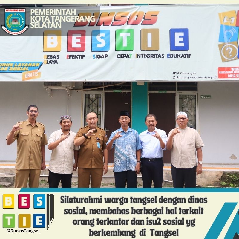 Silaturahmi warga Tangsel dengan Dinas Sosial Kota Tangerang Selatan