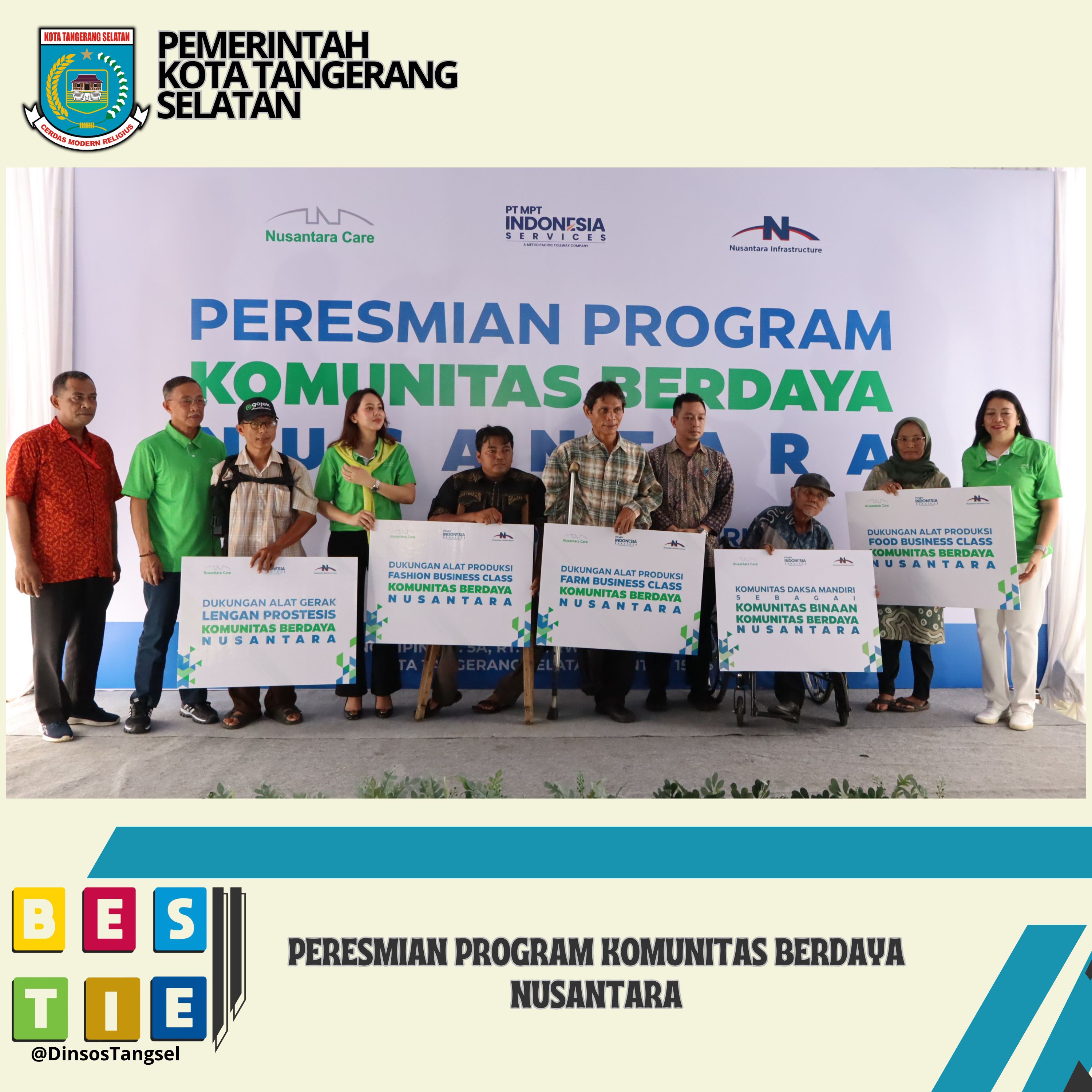 PERESMIAN PROGRAM KOMUNITAS BERDAYA NUSANTARA