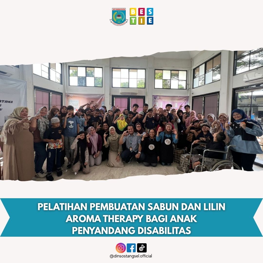 PELATIHAN PEMBUATAN SABUN DAN LILIN THERAPY KEPADA ANAK PENYANDANG DISABILITAS